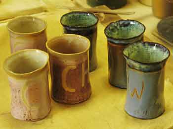 Handaufgebaute Keramik